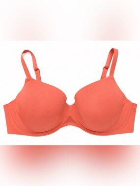 Soma 40DD Coral Full Coverage Underwire T-Shirt Bra Smooth Molded Cups